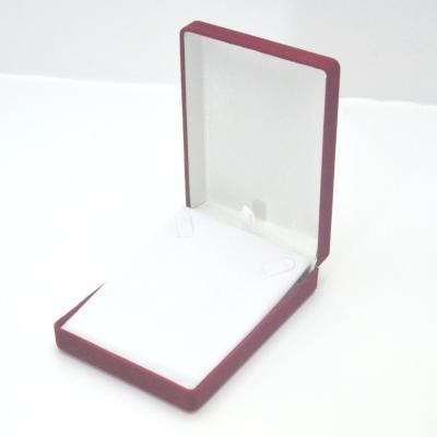 China Recycled Materials Velvet Custom Gift Box, Jewelry Box For Necklace Jewelry Packaging Box for sale