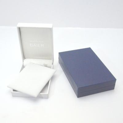 China Recycled Materials Classic Necklace Box With Velvet Protection Packaging Box for sale