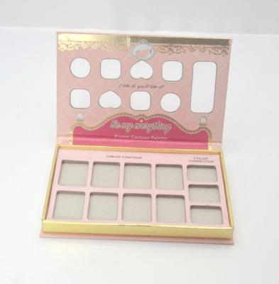 China OEM Recyclable Empty Eyeshadow Box For Eyeshadow Makeup And Eyeshadow Palette Customize for sale