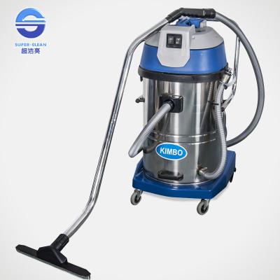 China Professional 2000W Hand Commercial Wet and Dry Vacuum Cleaner 60L 97cm for sale