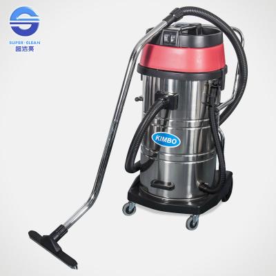 China 80L Stainless Steel Commercial Wet and Dry Vacuum Cleaner for Pool , Hotel , Office for sale