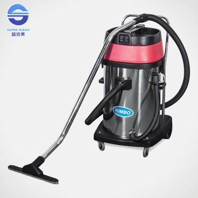 China 60L Stainless Steel Commercial Wet and Dry Vacuum Cleaner For Supermarket for sale