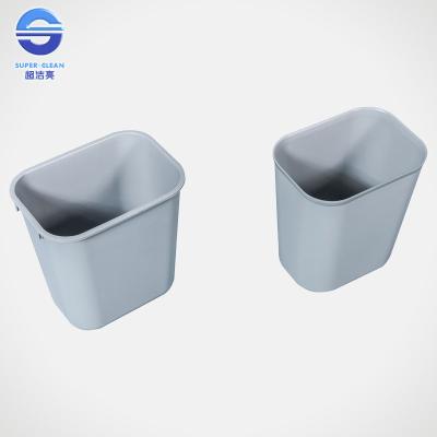 China Big Square Plastic Garbage Bins / Dustbin with Cover for Office for sale