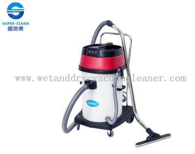 China 3000W Commercial Wet and Dry Vacuum Cleaner 60L Plastic Tank Three Motors for sale