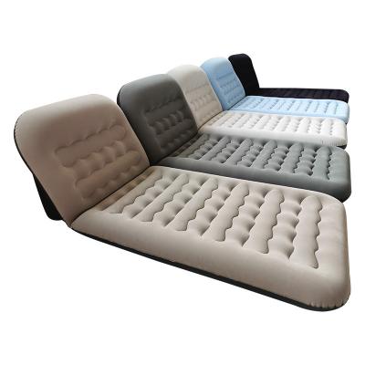 China Adjustable Soft Inflatable Sofa Travel Cushion Air Bed Car Package PVC New Product Camping Air Bed(Other) for sale