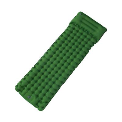 China Durable Inflatable Equipment Mats Lightweight Sleeping Pad Inflatabl Camping Sleep Pad Beach Camping Equipment New Self Inflating With Pillow Outdoor Sports for sale