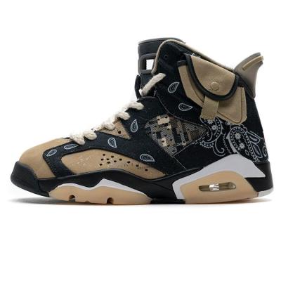 China Travis X j6 Oregon Mid Infrared Mens Travis X j6 Cactus Retro Sports Olive Men Basketball Shoes Tinker Retro Sneaker Cushioning for sale