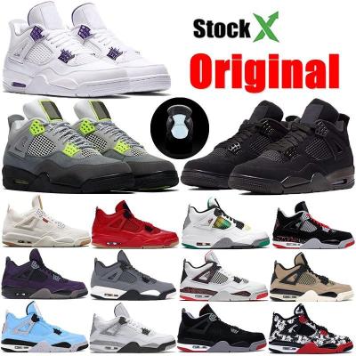 China NEW Retro Color Mens Basketball Shoes Lightning Sports Sneakers J4 Cushioning for sale