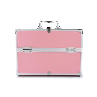 China Fashion BSCI Custom Premium Cosmetic Travel Toiletry Bag Women S Bag Factory Digital Printing Pink Cosmetics Makeup Case Sex Fashion Logo for sale