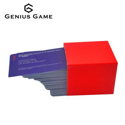 China Custom Berlin IQ Family Paper Card Game for sale