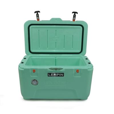 China Waterproof Heavy Duty Rooling Ice Chest Car Cooler 70QT Cooler Box for sale