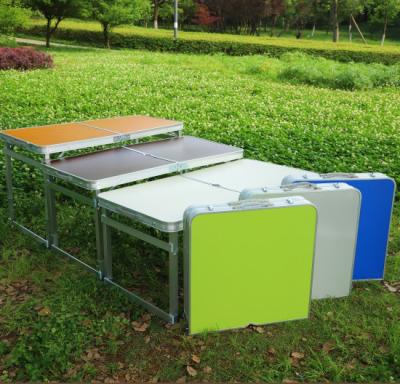 China Durable Outdoor Foldable Aluminum Picnic Portable Camping Table for sale