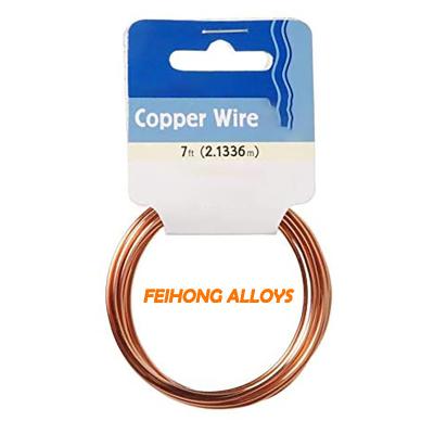 China 99.99% Purity Purple T2 Industry C11000 Copper Wire Purple Copper Wire For Sale for sale