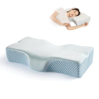 China Anti-Static Design Ergonomic Removable Soft Cotton Memory Foam Cooling Pillow for sale