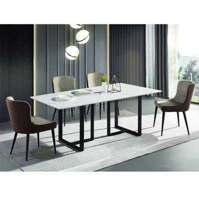 China Foshan Furniture Durable Contemporary Modern Dining Room Table Set Furniture for sale