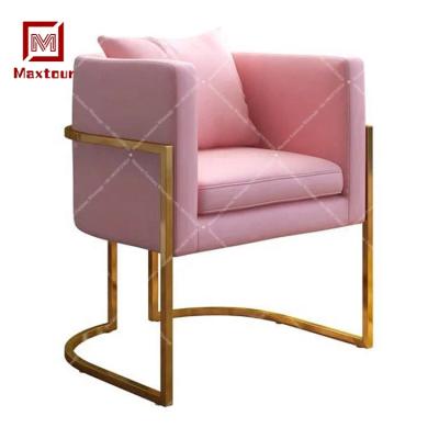 China Modern Style Pink Chesterfield SOFA Home Furniture Living Room Leisure Sofa Chairs For Hotel Room for sale