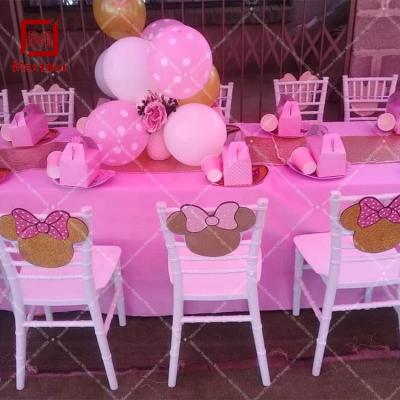 China kids event chair kids party plastic chair french pink chivari kids furniture chair kids chairs for sale