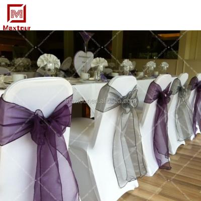 China Factory price simple cheap banquet wedding chair cover for sale