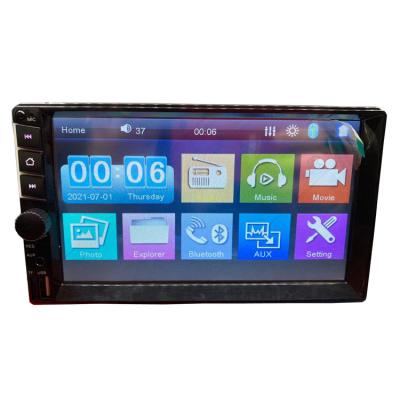 China Dual Din Stereo 7 Inch Universal BT Audio Car Audio Mirror Link Car Camera Rear Input Car Mp5 Player for sale