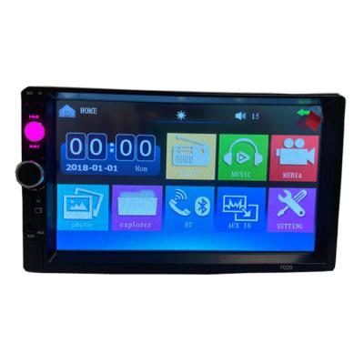 China 7 Inch Car Radio Stereo Multiple Din Reverse Camera Car Stereo Dual Audio Colors BT Car Mp5 Player for sale