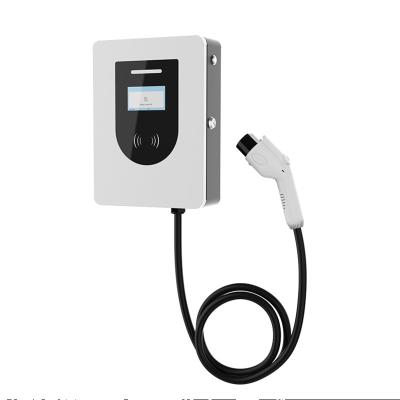 China 21kw 32A wholesale price gb/t home wallbox wall mounted pile commercial ocpp OEM ac ev charger electric car charging stations GACB021D for sale