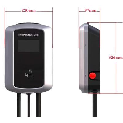 China 7kw 32a GBT Level 2 Wallbox Home Commercial Wall Mounted Vehicle Charging Station EVSE Pile Ac EV Charger For Electric Car GACB007D-MS for sale