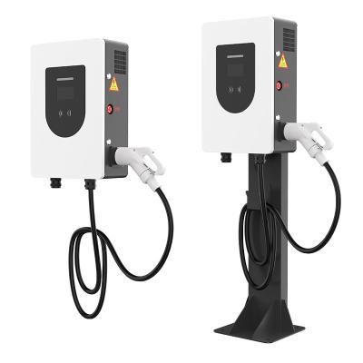 China Wholesale Price 20kw Level 3 CCS 1 Wallbox Commercial Wall Mounted Fast Vehicle Charging Station Pile DC EV Charger For Electric UDCB020A for sale