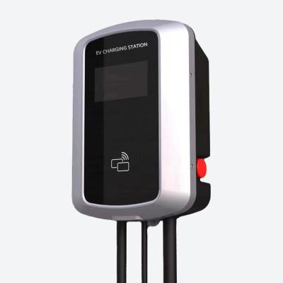 China Wholesale 11kw Type 1 Level 2 Wallbox Home Commercial Wall Mounted Vehicle Charging Station Pile Ac EV Charger For Electric Car UACB011A-Y5 for sale