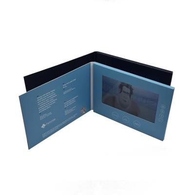 China Europe Custom Video Brochure 7 Inch LCD Screen Video Brochure For Advertising for sale