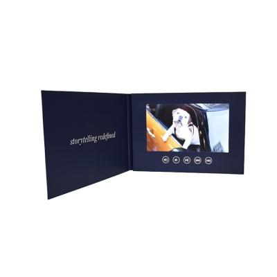 China Europe Custom 4.3 5 7 10 Inch Tft LCD Screen Video Brochure Catalog For Gift Card Greeting Brochure for sale