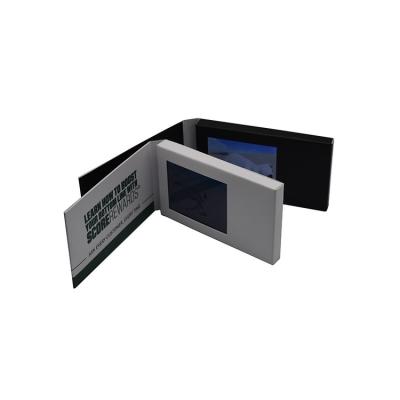 China Mini 2.4 Inch New Arrival Europe OEM Video Brochure LCD Display Paper Business Card Sale Business Card Brochure for sale