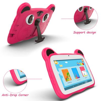 China Shockproof Best Gifts 2GB 32GB Wifi 7 Inch Tablette Kids Android Tablet Pc With Soft Case for sale