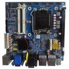 China Gigabit Intel H81 Chipset Mini ITX Motherboard 10COM 10 USB 1 PCIE x 16 Slot for sale