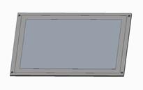 China X215R-03  21.5''  Vehicle Display LCD Screen Capacitive Touch High Brightness Multiple Installation Methods for sale