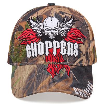 China COMMON Skull Men's Camouflage Hunting Cool Hat Women's Tactical Outdoor Sun Dad Hat Hip Hop Baseball Cap for sale