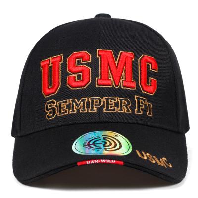 China Embroidery COMMON high quality baseball cap USMC hip hop Korean version personality covers outdoor adjustable dad hat leisure sun hats for sale