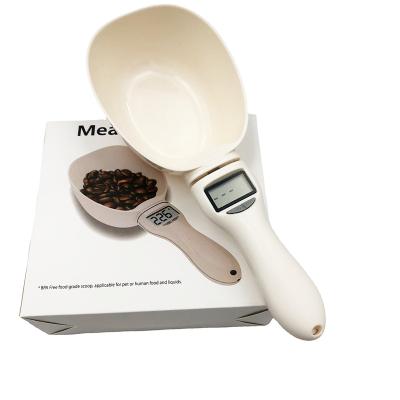 China Pet Food Weighing Kitchen Measuring Digital Spoon Scale Weighing Multifunctional Electric Spoon 800g/1g Plastic Food Scale Scale for sale