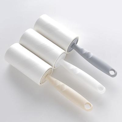 China Manual 60 Sheets Extra Sticky Fiber Rollers & Brushes Pet Hair Cloth Replaceable Fiber Remover Paper for sale