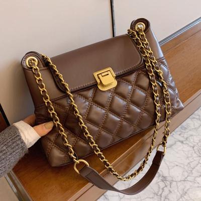 China Water Proof Fashion Clips 2021 New Luxury Purses and Handbags Tote Bags Leather Crossbody Chain Designer Ladies Women Handbags for sale