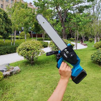 China 650w draadloos Handbediend Mini Chainsaw 12in Handbediende Batterij In werking gestelde Kettingzaag van 21v Te koop