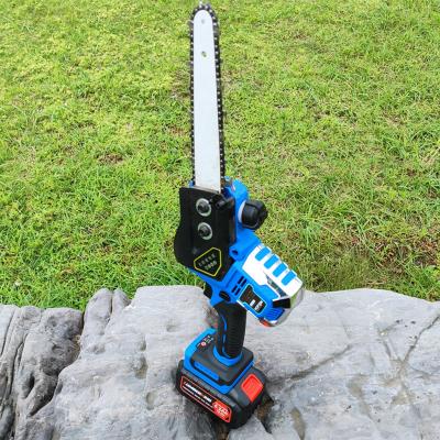 China 10 Inch One Hand Lithium Battery Chainsaw Machine Small Electric Cordless for sale