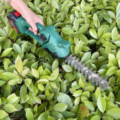 China Li-Ion Cordless Electric 21v Handheld Hedge Shrub Trimmer Electric Pruning Shears Adjustable Pruning Tools for sale