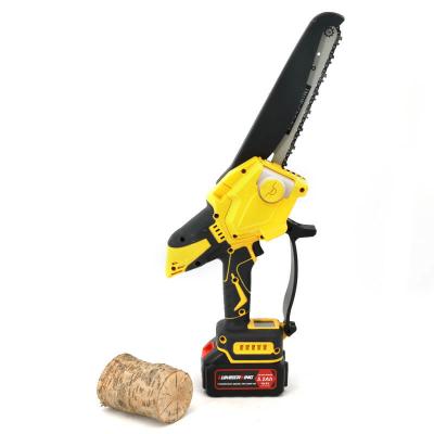 China Telescopic Electric Pole Saw & Mini Chainsaw Battery Chain Saw Powered 8 Inch Brushless Electric Rotatable Pole Saw for sale