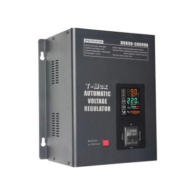 China SVC 5KVA 3KVA 8KVA 10KVA Wall Mounted Regulator Wide Input Range Voltage Stabilizer for sale