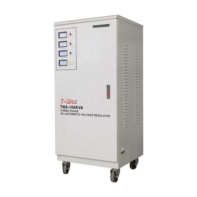 China Dbw TNS-100KVA High Quality Low Price 380V Output Three Phase Voltage Regulator Stabilizers for sale