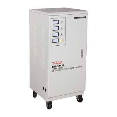 China SVC SAKO TNS 30KVA Three Phase 380V Automatic Voltage Stabilizer for sale