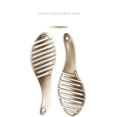 China The domestic factory price Amazon rib multifunctional plastic curved massage comb hair oil comb large for sale