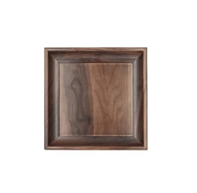 China Walnut Square Tray Viable For Coffee Table Tray For Coffee Table Serving Decorative And Living Room for sale