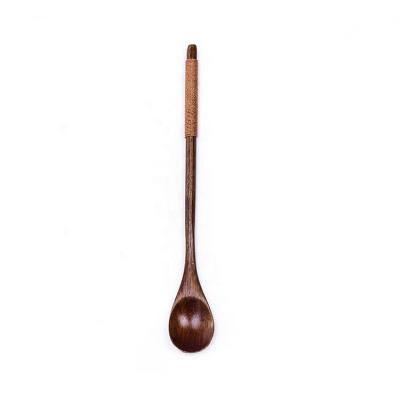 China Wholesale wooden phoebe wood coffee spoons viable factory and coffees honey stirring spoon for sale