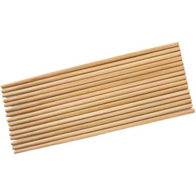 China Stocked Wholesale 5 Pairs 8.8 Inch Dishwasher Safe Natural Reusable Bamboo Chopsticks for sale